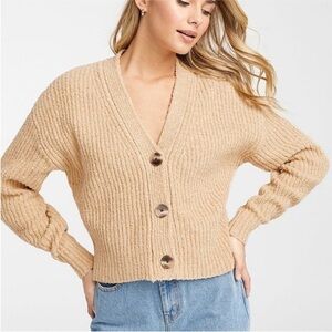Frank & Oak Cotton Knit Button Front Cardigan Sweater Size Medium